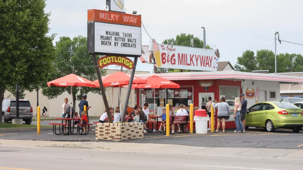 The original W 12th St B & G Milkyway location.