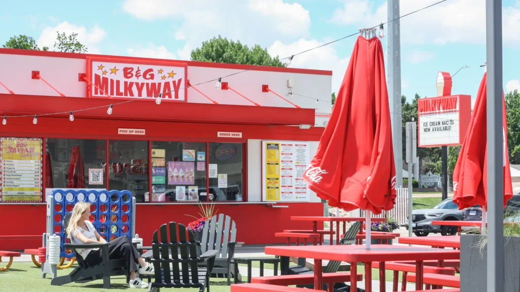 The front of the 69th and Cliff B & G Milkyway location.